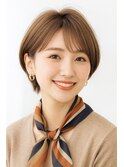 ショートカット・レイヤーカット×白髪ぼかし