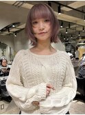 bibito デザインカラー ブリーチカラー レイヤーボブ