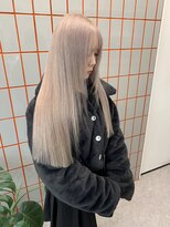 PELE原宿/ブリーチなしダブルカラー/ハイトーン/ケアブリーチ【３月上旬OPEN(予定)】&nbsp;着物ヘア/大人ガーリー/ダークアッシュ/似合わせカット/原宿