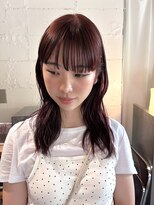 リチウム(LITHIUM...) オリーブグレージュ ブリーチ無しダブルカラー