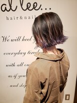 アットティー 金沢文庫(at tee...) 『attee...hair&nail』ぱつっとボブ×裾バレイヤージュ☆