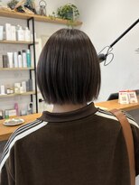 ルクワ(RUQWA)&nbsp;ボブ/ミニボブ/切りっぱなしボブ/ブラウンカラー