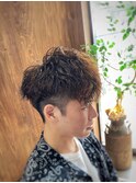 【山本智文】v字マッシュツイストスパイラルパーマ