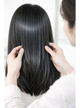 髪質や頭皮状態の確認