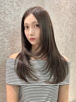 グローアイヴィ 大宮(GLROW IVY) ▼レイヤーカットロングレイヤーグレージュカラー