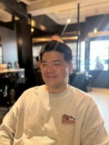 ザ マン ニューヨーク 神谷町店(THE MAN NewYork)&nbsp;大人外国人風メンズ七三分けフェード