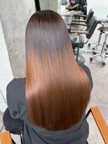 ルート 南堀江(route) オレンジブラウン/天使の輪/髪質改善トリートメント/ツヤ髪