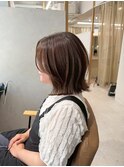 脱白髪染めハイライト/白髪ぼかし/透明感カラー/髪質改善