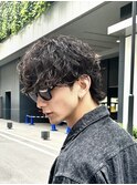 men's hair/波巻きツイストスパイラル/ニュアンスパーマ
