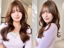 ユイマァル 岡山(YUIMARL)の雰囲気(韓国風くびれ巻き/ワンホンレイヤー/前髪顔周りカット/ゆる巻き)