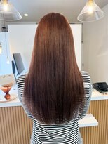 クララジャパン ナベシマ(CLALA JAPAN Nabeshima)&nbsp;縮毛矯正　質感ストレート　髪質改善カラー　顔まわり　ブリーチ