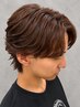 【平日新規限定】メンズカット+各種パーマ ￥10000 （眉毛/フェザーパーマ）