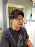 似合わせカットメルティカラー着物フェミニンロング