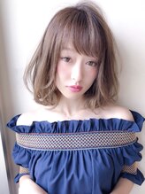 透明感のある外国人風のヘアカラーが出せる