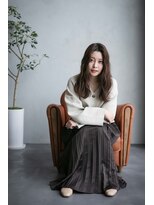 ペスカ 清田店(pesca)&nbsp;【抜け感ゆるふわHair】大人可愛いウェーブ　アッシュブラウン