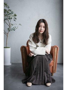 ペスカ 清田店(pesca) 【抜け感ゆるふわHair】大人可愛いウェーブ　アッシュブラウン