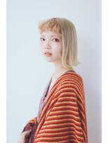 チックタック モーガン エアライン(TICK-TOCK MORGAN airline)&nbsp;【MORGAN】シルキーベージュハイトーンボブ