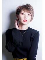 ミエルヘアーエスト 新宿店(mielhair est)&nbsp;耳かけアシメショート　　　新宿