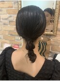 ＊結婚式二次会パーティヘアおすすめ タイトヘアアレンジ 表参道