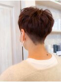 福山市 美容院室人気ベリーショートヘアCaary　イルミナカラー