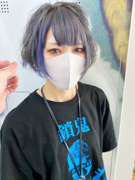 ギグスダブル 栄久屋大通店(gigs double) シルバー×コバルトブルー