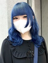 ミーナ バイ ワンズ 町田(mina by one's kyougoku)&nbsp;☆☆前髪ぱっつん、姫カット、ネイビーカラー☆☆町田/町田駅