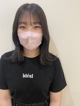 シェノン サントル(CHAINON CENTRE) 前髪/マチルダボブ/ピンクベージュ/インナーグレージュ