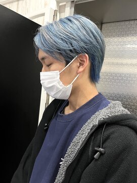 ホワイト 梅田(white) #ミズイロ×ホワイトシルバー/ハイライト