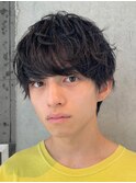 MEN'S HAIR/束感ショート/コンマヘア/ツーブロックマッシュ