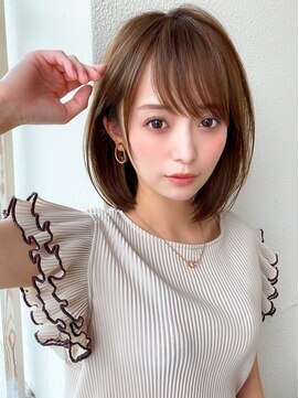 アフロート ディル(AFLOAT D'L) 20代30代40代大人かわいい 小顔 ショートボブ 前下がりボブ