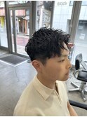 ツイスパスパイキーショート