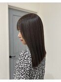 ブリーチなしのベージュカラー