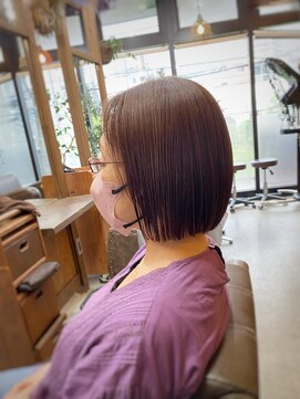 ロルド シェリ(Rold Cheri) 【山本智文】ラベンダーブラウンコンパクトボブ