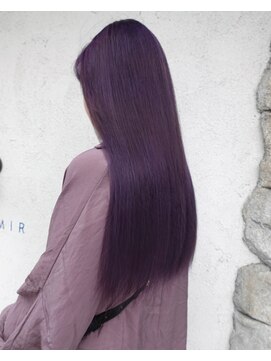 シェミール(CHEMIR) パープルカラー×ブリーチカラー【四日市】