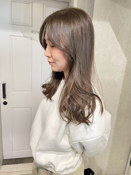 ゼスト クレス(ZEST Cres) 【立川cres小山】ブリーチなしオリーブベージュ