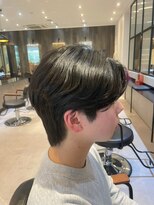 ダブル(W) メンズ/カルマパーマ/マッシュショート/韓国スタイル