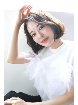 シャルムバイルーチェココ(CHARME by Lu'ce coco) ワンカール大人ボブ美髪イメチェン外ハネボブ