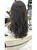 地毛風カラー×ゆるふわアッシュブラウン