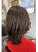 毛先5センチ巻くだけで動きの出る レイヤースタイル