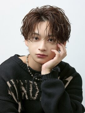 オーシャントーキョー 渋谷(OCEAN TOKYO) フェザーパーマ韓国センターパートシャドーパーママッシュ