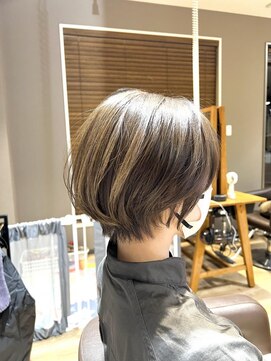 レイ 万博記念公園店(Ray) 丸みショート/オリーブベージュ/つくば美容室