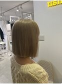 切りっぱなしボブ