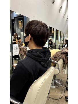 ソワン ドゥ ブレス 今里店(soin de brace) メンズ/ツイストパーマ/フェードカット/白髪ぼかし/ハイライト