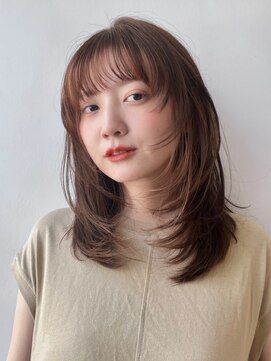 ガーデンヨコハマ(GARDEN YOKOHAMA) レイヤーカット/フェイスフレーミング/モーブピンク/ミディアム