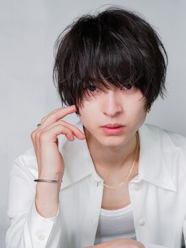 センス 渋谷 宇田川交番前(SENSE) フェザーパーマ/センターパート/ニュアンスパーマ/メンズ/眉毛