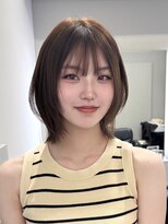 ノイズ エコル(Hair&Make NOISM ekolu )&nbsp;ナチュラルハッシュボブ×ヘーゼルベージュ