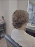 ヘアセット/まとめ髪/ルーズアレンジ/結婚式ヘアセット