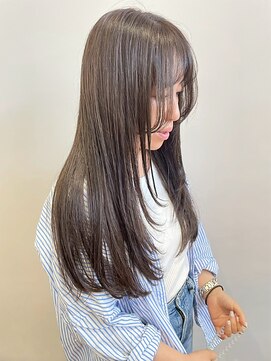 イーストハムヘッドショップ(EAST HAM head shop) 顔まわりカット/レイヤーカット/透明感/グレージュ