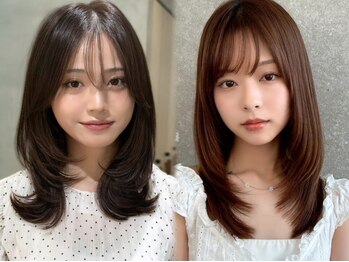 ロンド 銀座(Lond)の写真/【カット+1stepトリートメント￥4980】顔周りレイヤーカットで韓国ボブ☆内巻き/外巻きアレンジも自在[銀座]