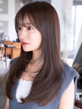 エインアンリー 明治神宮前(AIN.ANLY.) イメチェンミディアムレイヤーロングレイヤーカット顔周りカット